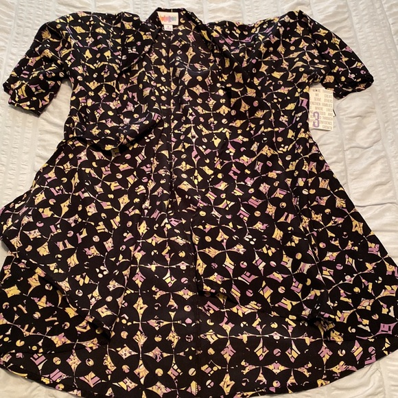 NWT Kids Geometrical Print Bianka Kimono | Size 3= to a 10/14 - Picture 5 of 8